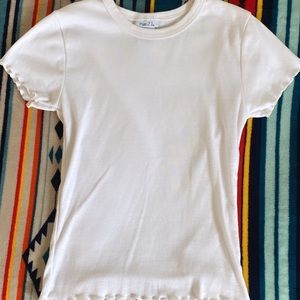 White rue 21 top, size xs,
